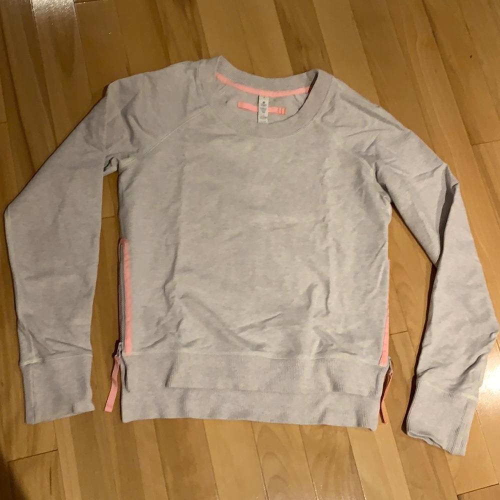 EUC Lululemon Rejuvenate Pullover Long Sleeve Side Zip Crewneck Sweatshirt -sz 2